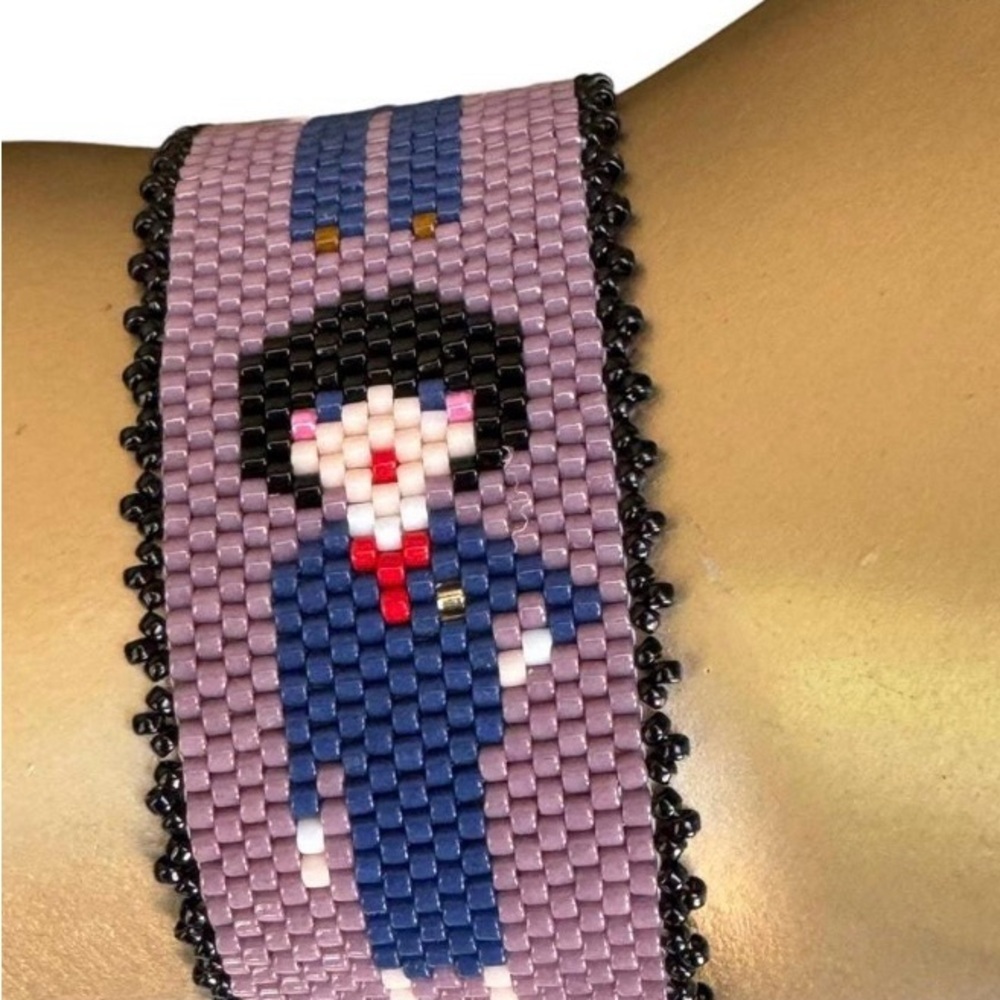 Handcrafted beaded bracelet, flight attendant, female pilot, vintage stewardess - Picture 5 of 8